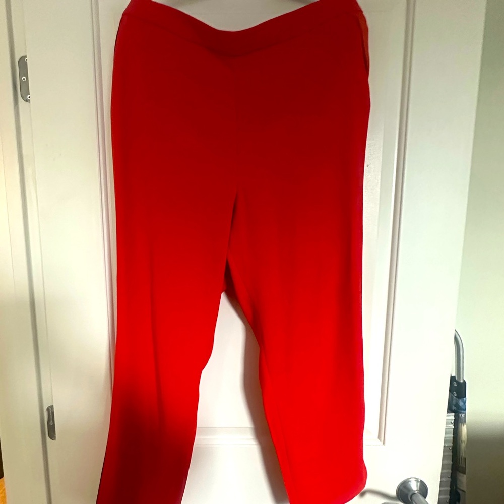 Red banana republic pull on trouser XL
